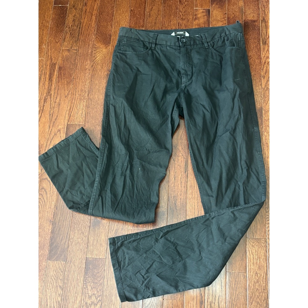 Buck Mason Mens Black Canvas Five Pocket Pants BM14005 31x33
